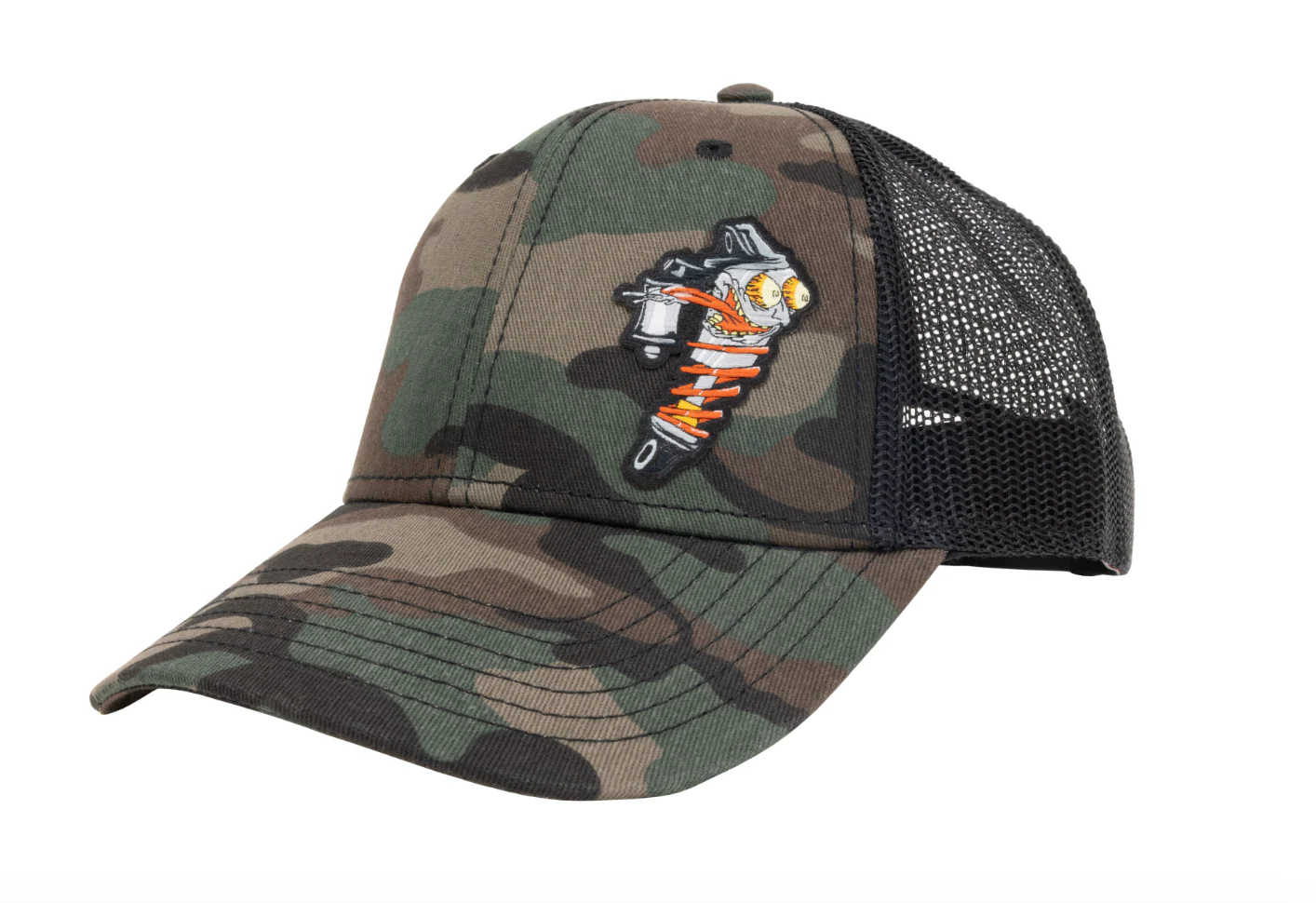Curved Bill Shocky Snapback Hat - Image 4